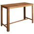 Maison Madeleine -  Bar Table and Chair Set 7 Pieces Solid Acacia Wood